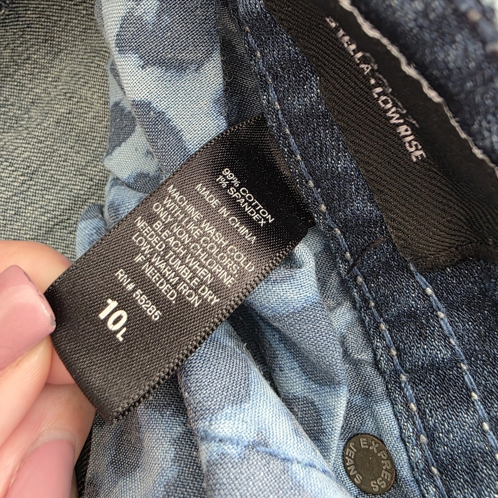 Express Mid Rise Bootcut Jeans 10L - Picture 4 of 11